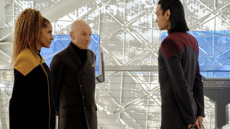 Patrick Stewart as Admiral Jean-Luc Picard in Star Trek: Picard Season 2 Episode 1