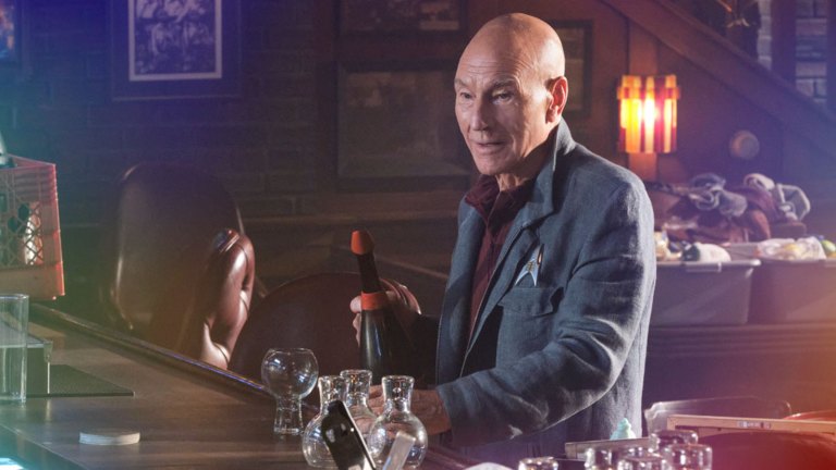 Patrick Stewart in Star Trek: Picard Season 2 Episode 4 "Watcher"