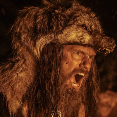 Alexander Skarsgard going berserk in The Northman copy