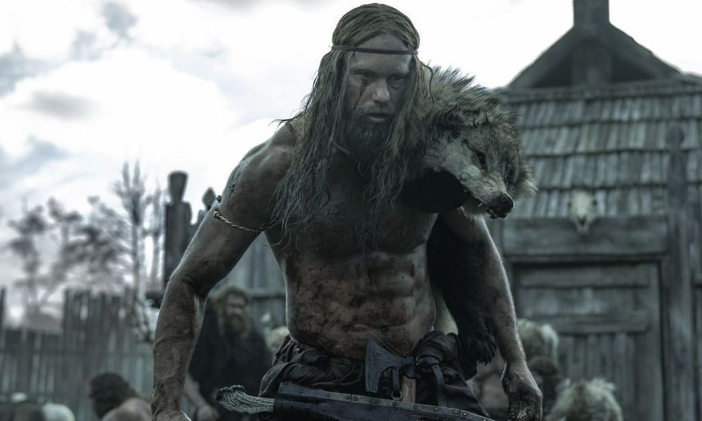 Alexander Skarsgard shirtless as The Northman