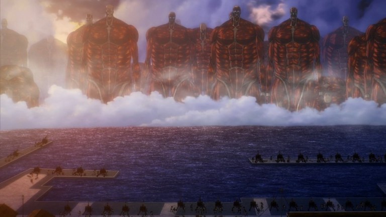 Attack On Titan Season 4 Episode 28 Rumbling Wall Titans