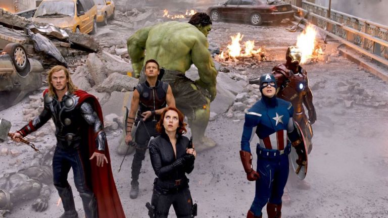 Cast of The Avengers in Battle of New York