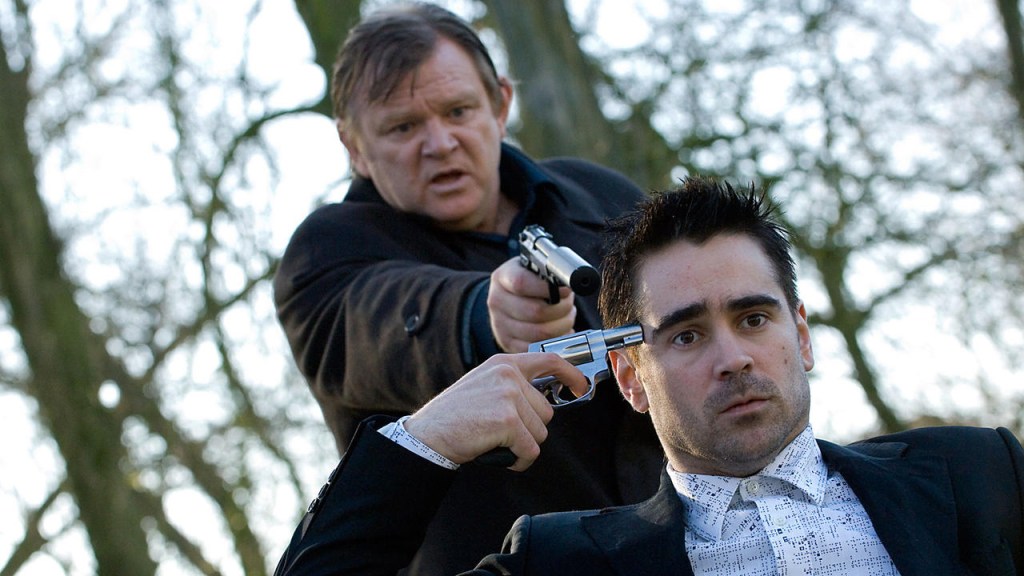 Colin Farrell and Brendan Gleeson in In Bruges