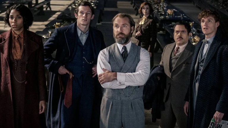 Jude Law as Dumbledore in Fantastic Beasts 3