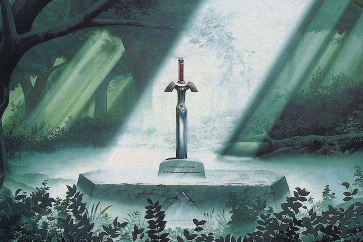 Link - The Legend of Zelda: A Link to the Past; Official artwork for the  game