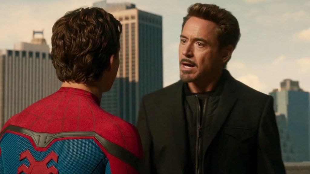 Robert Downey Jr in Spider-Man Homecoming