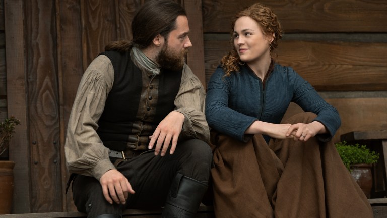 Bree and Roger in Outlander Season 6