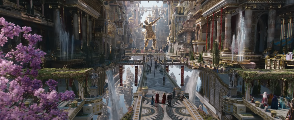 Olympus in Marvel's Thor: Love and Thunder