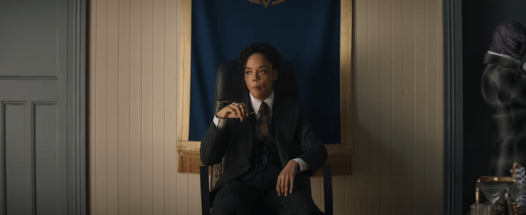 Tessa Thompson as King Valkyrie in Thor: Love and Thunder