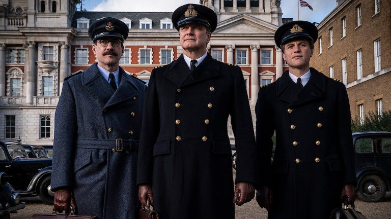 Colin Firth and Ian Fleming in Operation Mincemeat