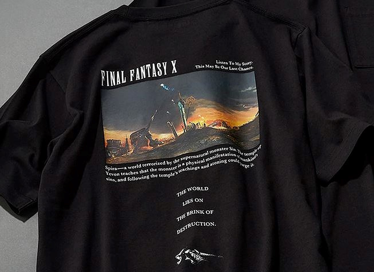 Uniqlo's Final Fantasy Anniversary T-Shirt Designs Are Trying Way