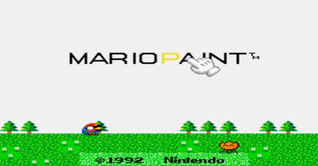 Mario Paint SNES