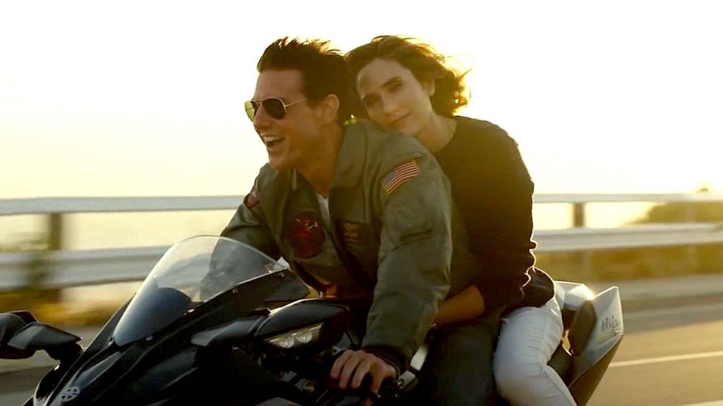 Tom Cruise und Jennifer Connelly in „Top Gun Maverick“.