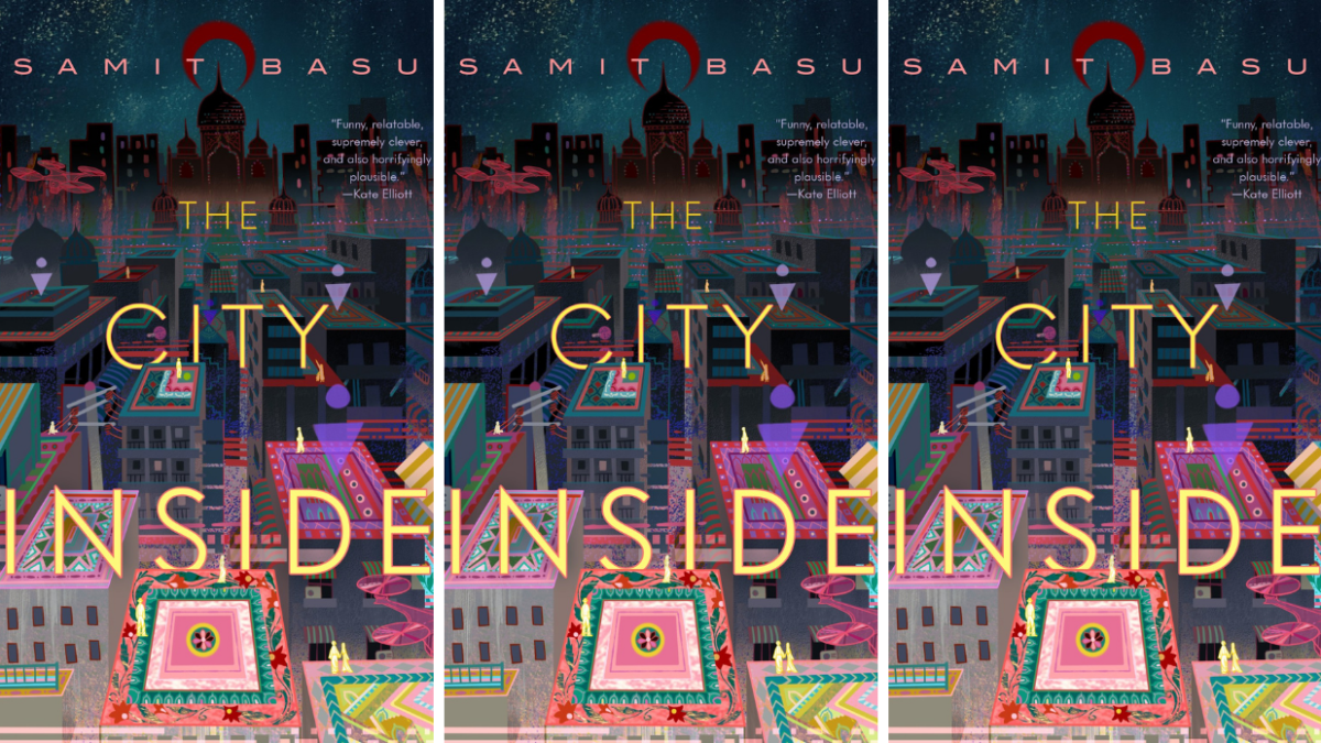 The book cover for The City Inside by Samit Basu