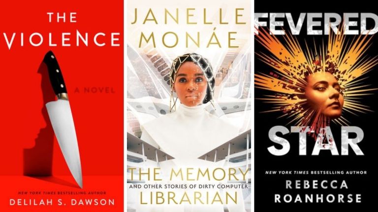 Badass Women In sci-fi book cover montage