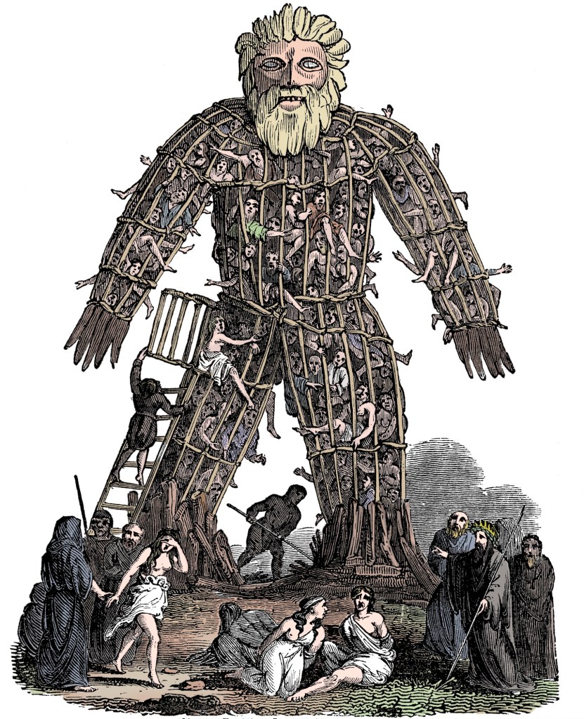 1754 print of The Wicker Man
