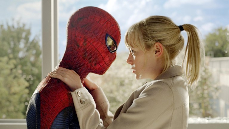 Andrew Garfield and Emma Stone in The Amazing Spider-Man