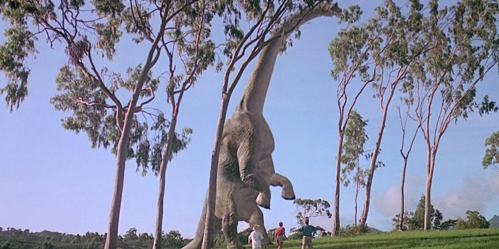 Brachiosaurus in Jurassic Park