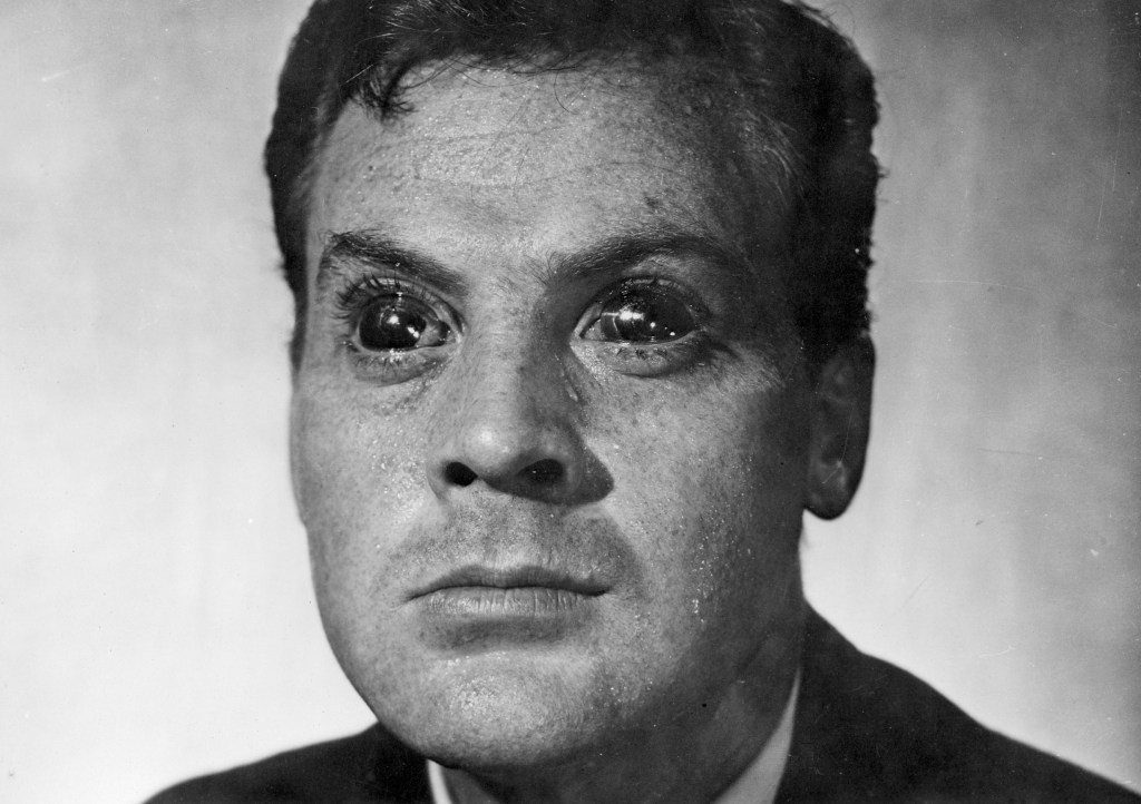 THE BRAIN FROM PLANET AROUS, John Agar, 1957