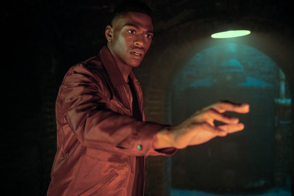 Marcus Hargreeves (Justin Cornwell) in The Umbrella Academy Season 3.