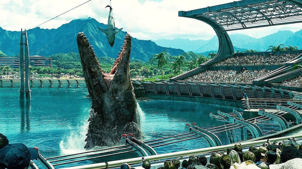 Mosasaurus in Jurassic World