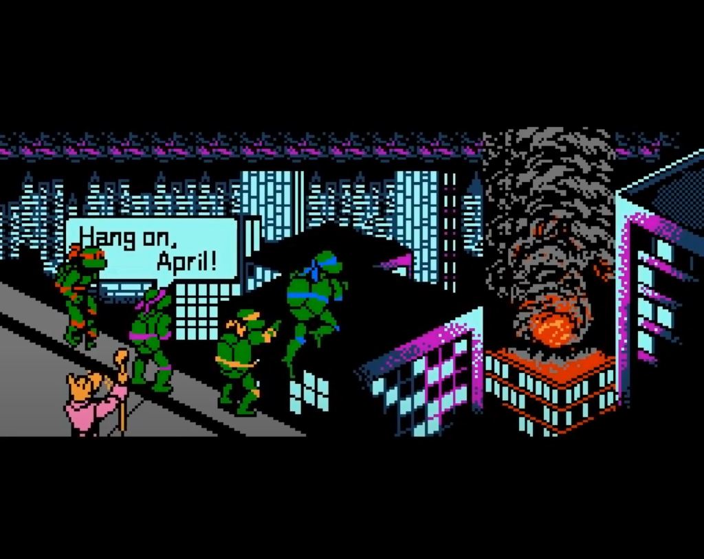 Teenage Mutant Ninja Turtles II: The Arcade Game NES