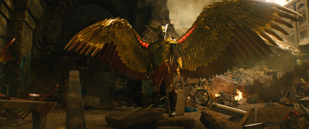 Aldis Hodge as Hawkman in Black Adam