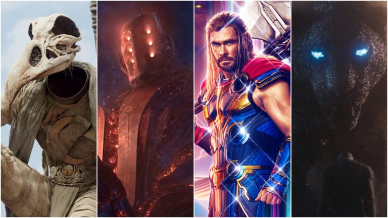 Khonshu, Arishem, Thor and Bast in the MCU