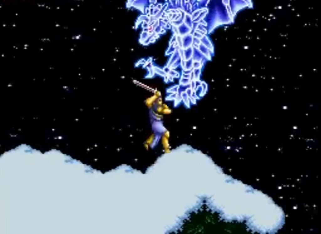 Arctic Wyvern - ActRaiser SNES boss fight