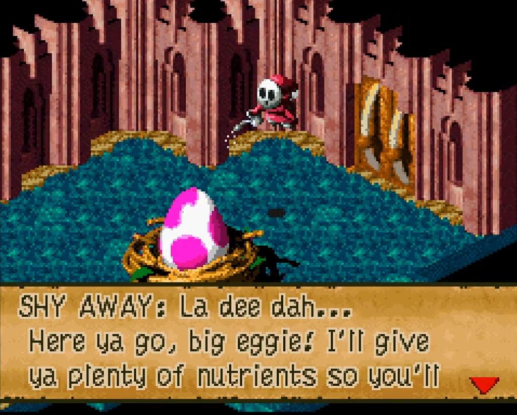 Super Mario RPG Birdo boss fight