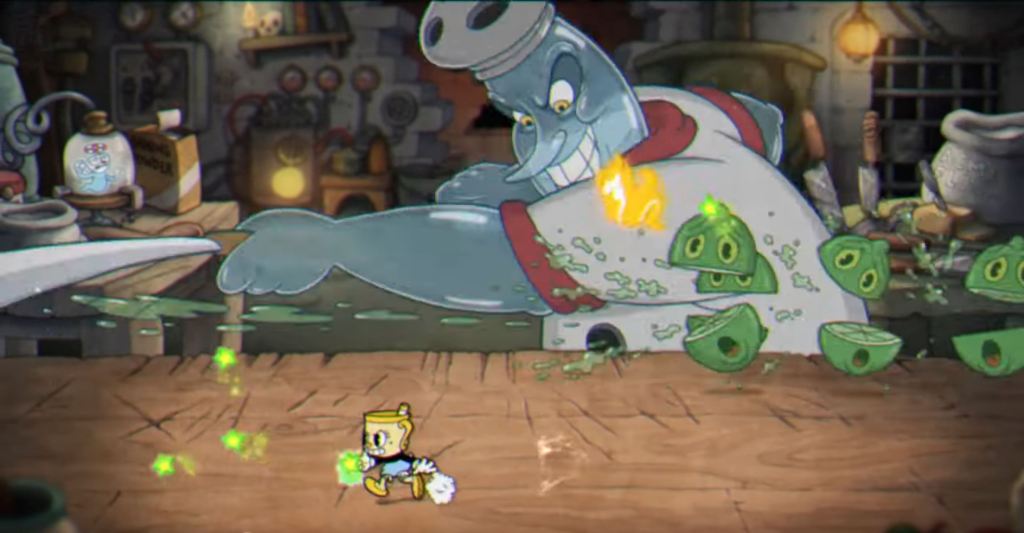 Chef Saltbreaker Cuphead Boss