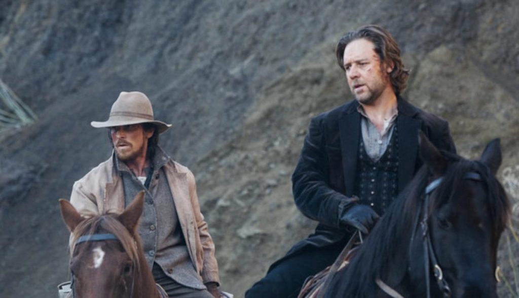 Christian Bale and Russell Crow in 3 10 to Yuma