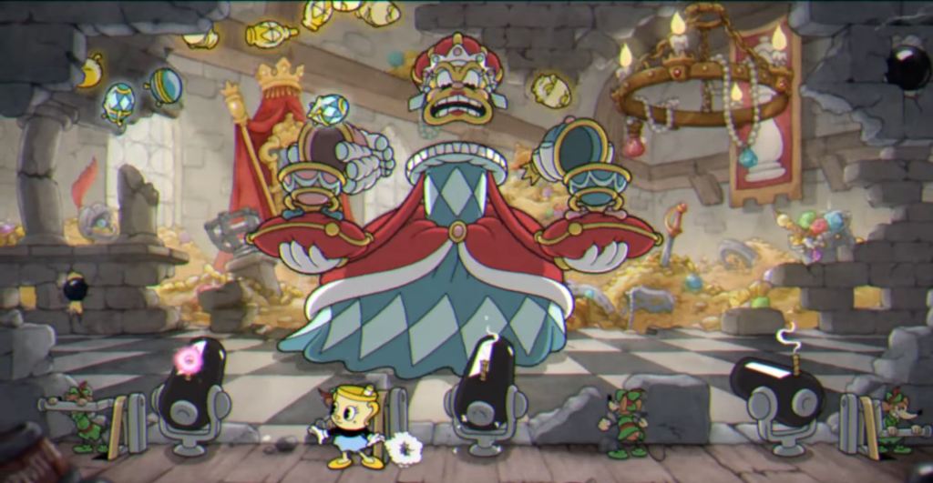 The King’s Leap Cuphead boss