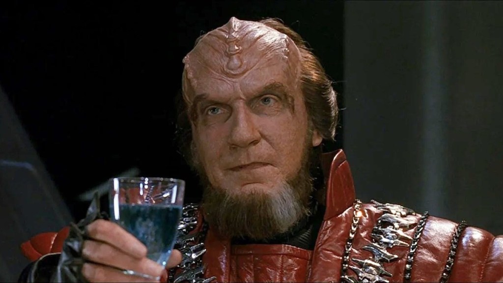 David Warner in Star Trek VI