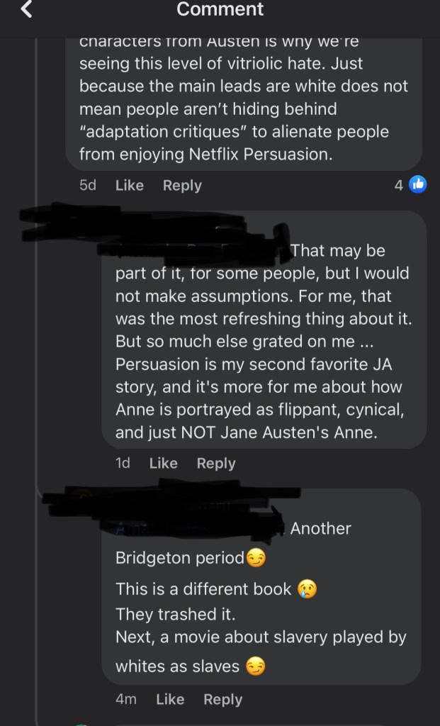 Persuasion Discourse Has Revealed Racism in Jane Austen Fandom