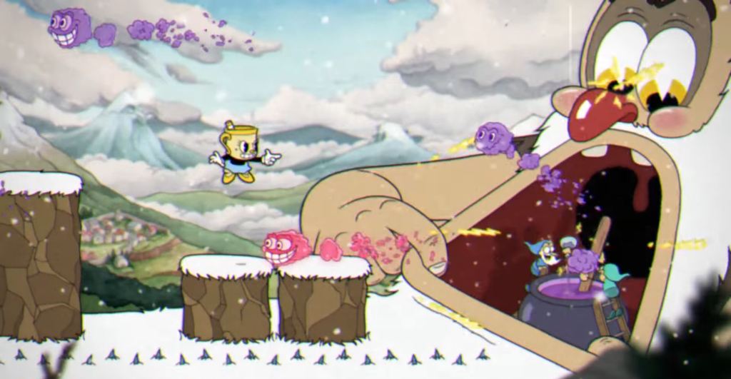 Glumstone the Giant Cuphead boss