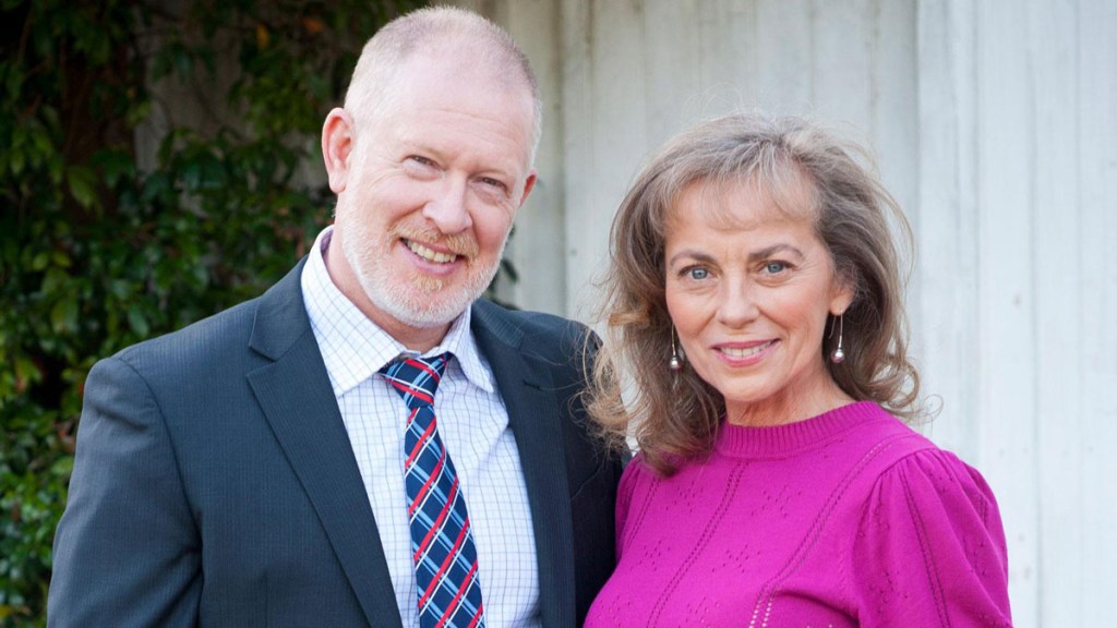 Clive Gibbons and Jane Harris Neighbours 2022