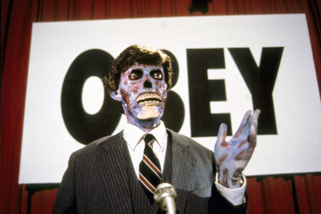 Obey alien in They Live