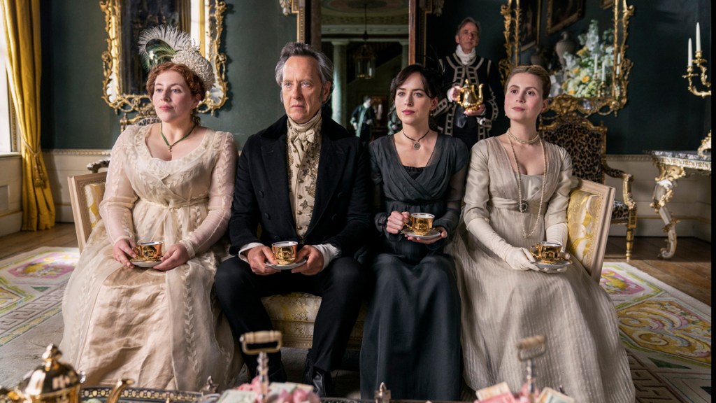 Richard E. Grant as Sir Walter Elliot in Persuasion