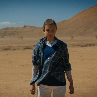 Eleven (Millie Bobby Brown) in the Stranger Things season 4 finale.