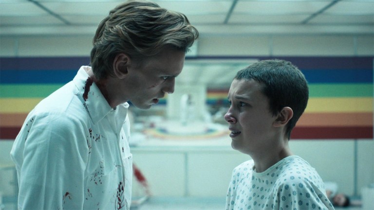 Stranger Things season 4 episode 7 Jamie Campbell Bower and Mille Bobbie Brown