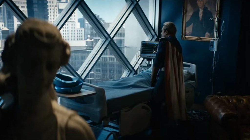 The Boys Homelander Stormfront hospital bed scene