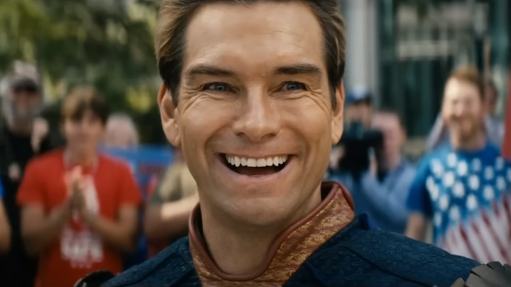 Homelander laughing in The Boys