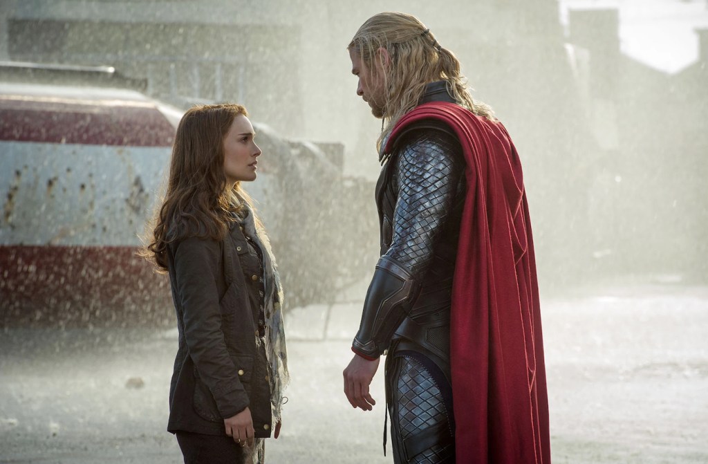 Thor and Jane in Thor The Dark World