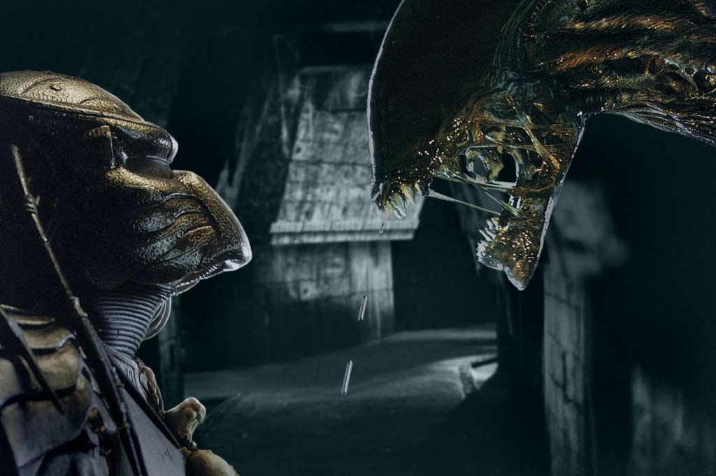 Alien vs Predator Face off in 2004