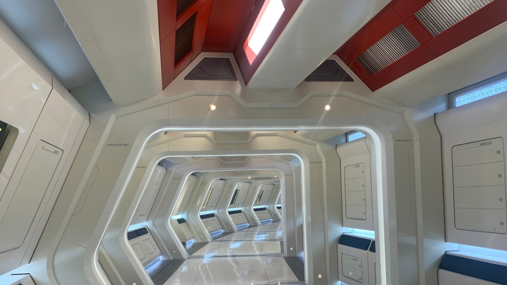 Star Trek: Strange New Worlds Corridor. Photo credit: Justin Craig
