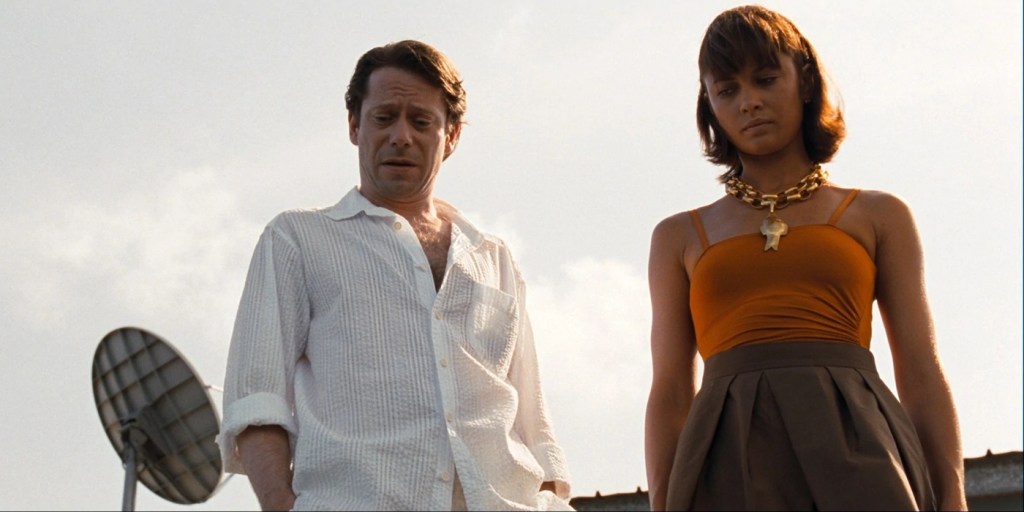 Dominic Greene and Olga Kurylenko in Quantum of Solace