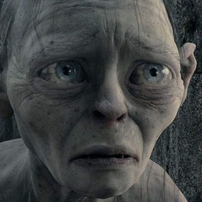 Gollum Sad in Lord of the Rings Two Towers