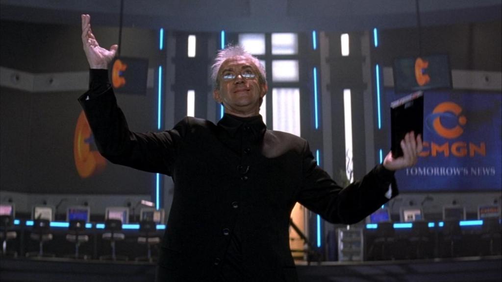 Jonathan Pryce as Elliot Carver in Tomorrow Never Dies
