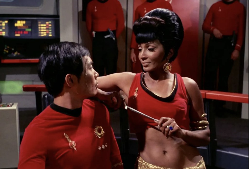 Nichelle Nichols as Evil Uhura in Star Trek: Mirror, Mirror